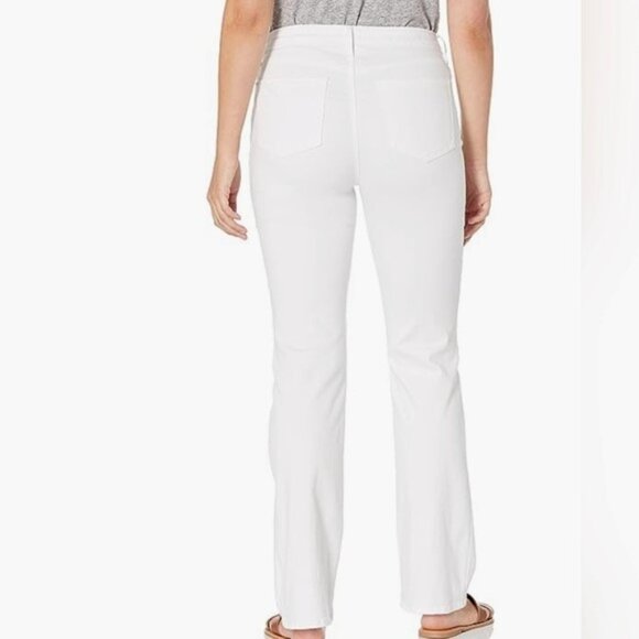 NYDJ Curves 360 White Marilyn Straight Jeans - Picture 2 of 5